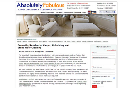 Absolutely Fabulous Carpet and Upholstery Cleaning Co screenshot